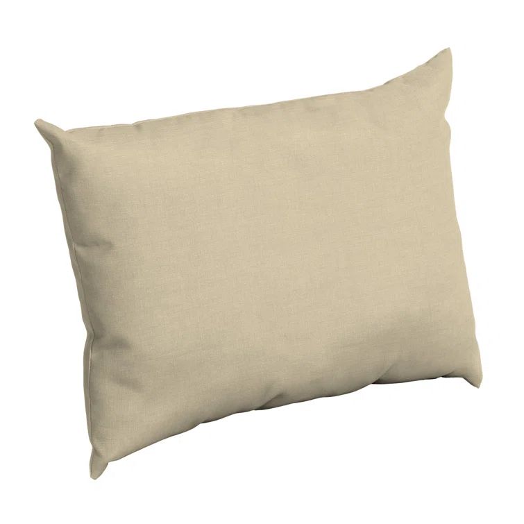 Tan Leala 23" x 17" Outdoor Cushion Pillow Back