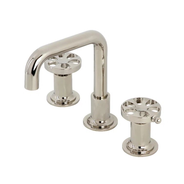 Belknap Elegant Polished Nickel Widespread Bathroom Faucet