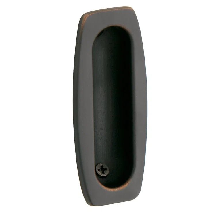 Venetian Bronze Flush Pull Handle
