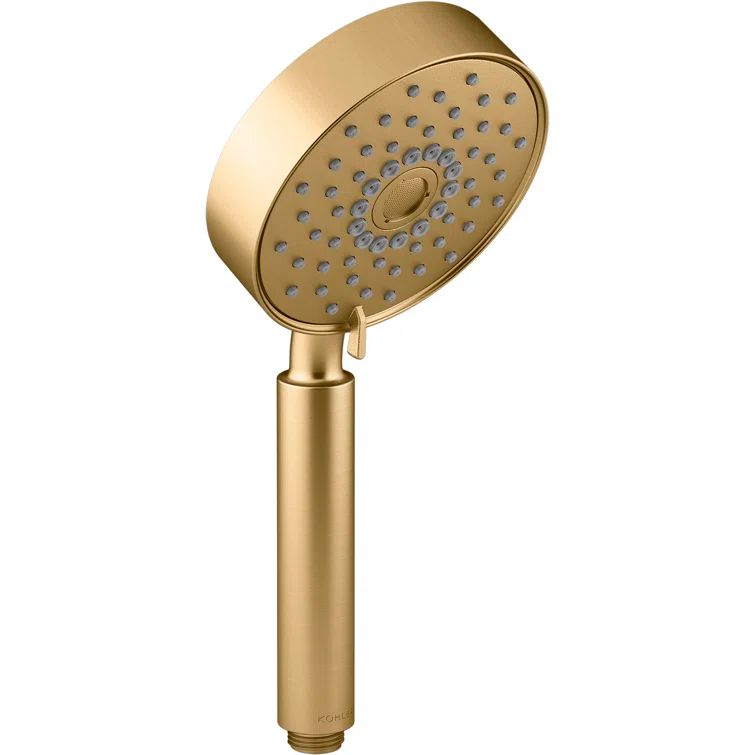 Purist 5" Brass Multifunction Handheld Shower Head with Air-Induction