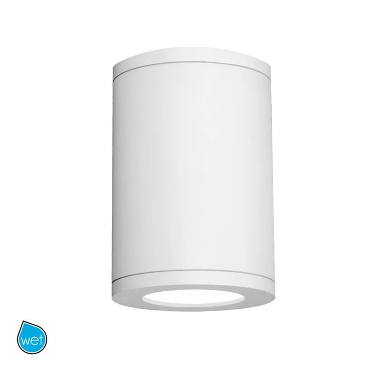 Eco-Friendly Modern 7" Aluminum LED Flush Mount Ceiling Light, White