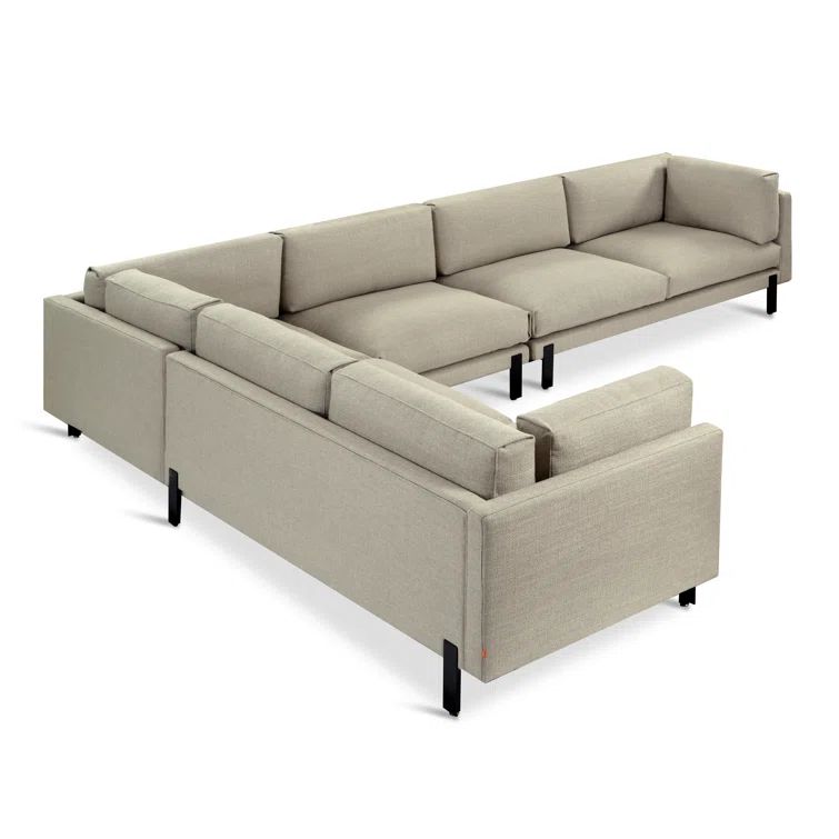 Andorra Almond Left Facing XL Sectional Sofa