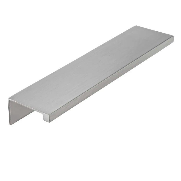 Ethan 4-in Satin Nickel Rectangular Finger Pull