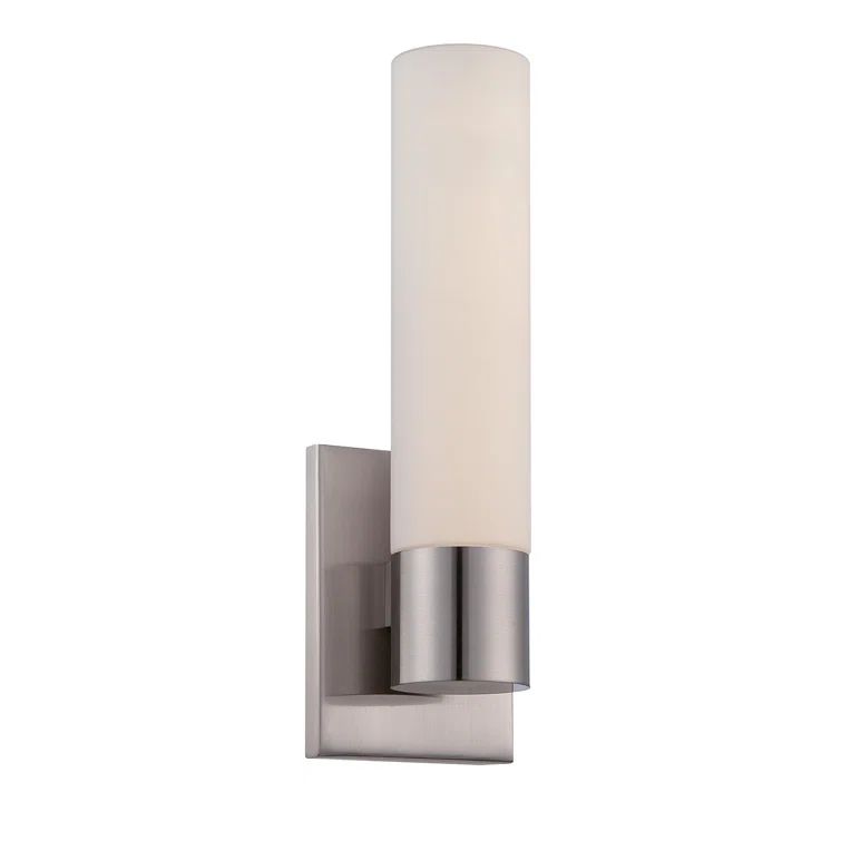 Modern 18" Brushed Nickel LED Vanity Sconce for Outdoor Use