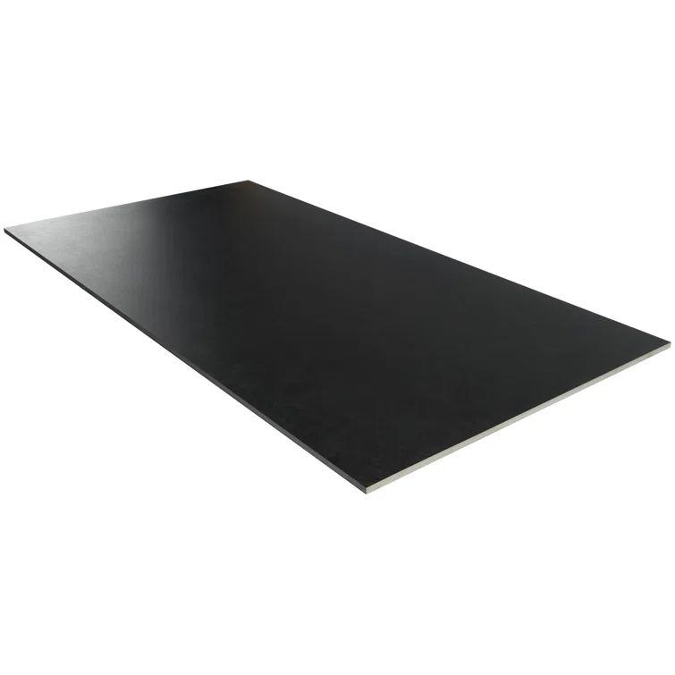 Large Format Black Matte Rectified Porcelain Wall & Floor Tile