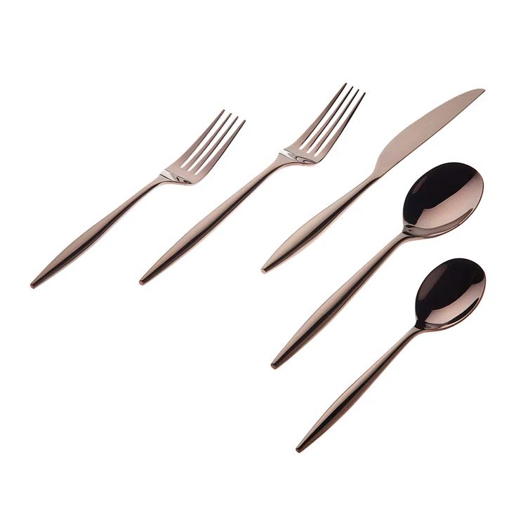 Milano 20 Piece 18/10 Stainless Steel Flatware Set, Service for 4
