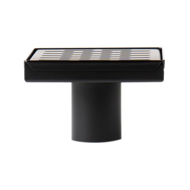 5'' Black Matte Stainless Steel Square Shower Drain