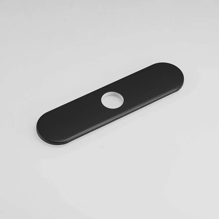 Matte Black Stainless Steel Kitchen Sink Deck Plate