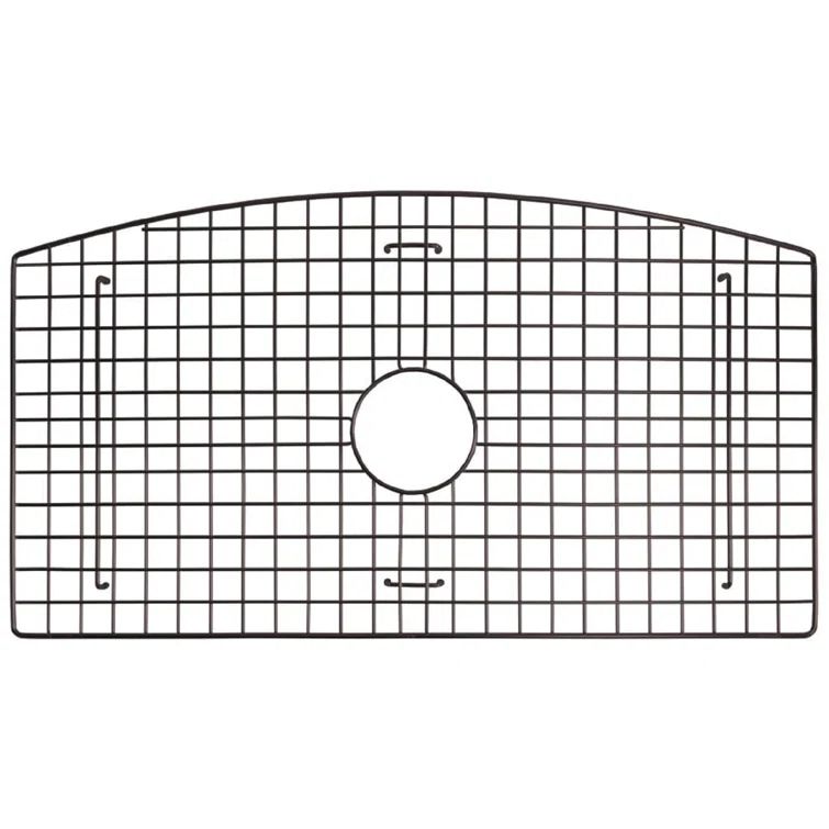Matte Black Stainless Steel 28" x 15.25" Sink Grid