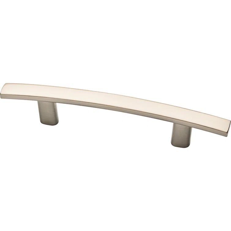 Satin Nickel 3" Arch Cabinet Bar Pull with Mounting Hardware