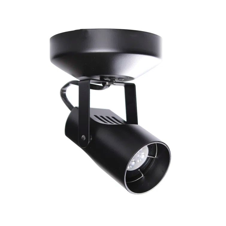 Black Aluminum Dimmable Monopoint Spot Light