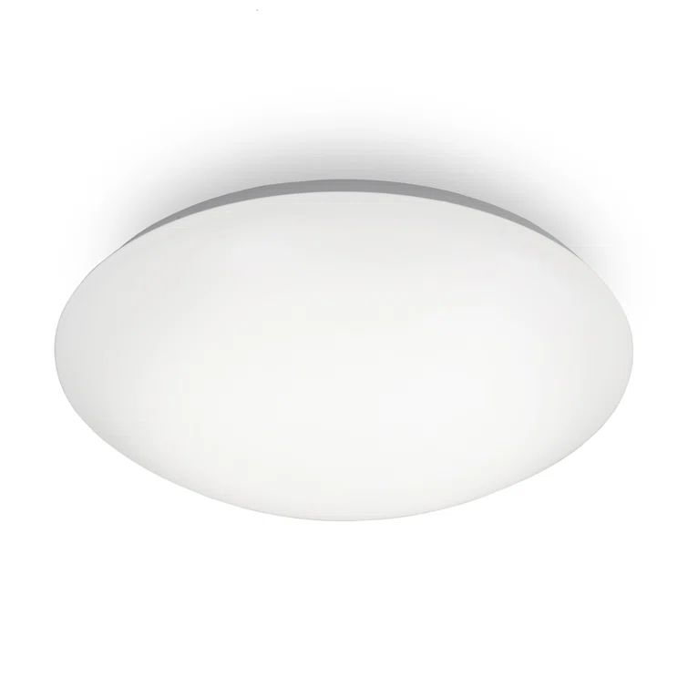 Glo Energy Star Aluminum 11.75" LED Flush Mount in White