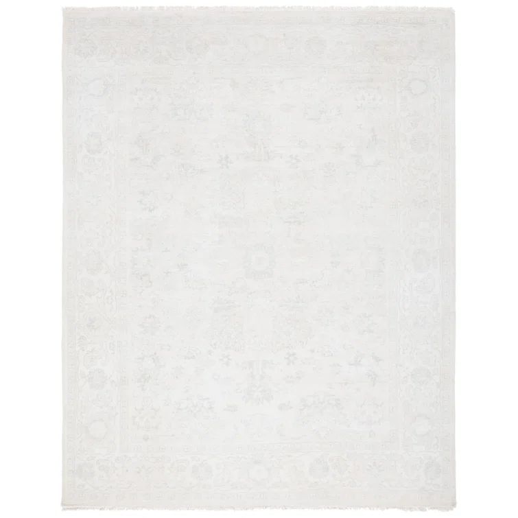 Dorset Elegance Hand-Knotted Floral Wool 9' x 12' Area Rug