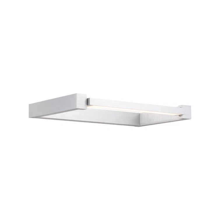 Black Brushed Aluminum 17" Electric Dimmable Wall Light