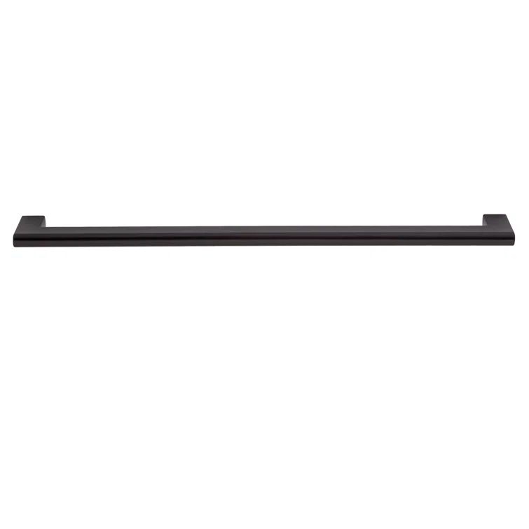 Vail 12-inch Matte Black Rectangular Bar Pull