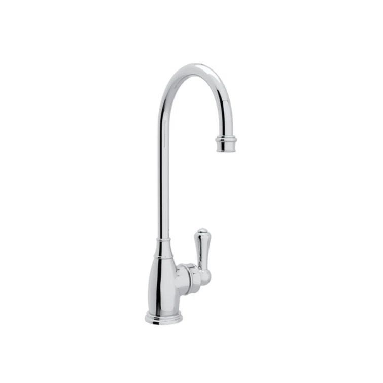 Elegant Polished Nickel 14'' Traditional Bar Faucet in Brass