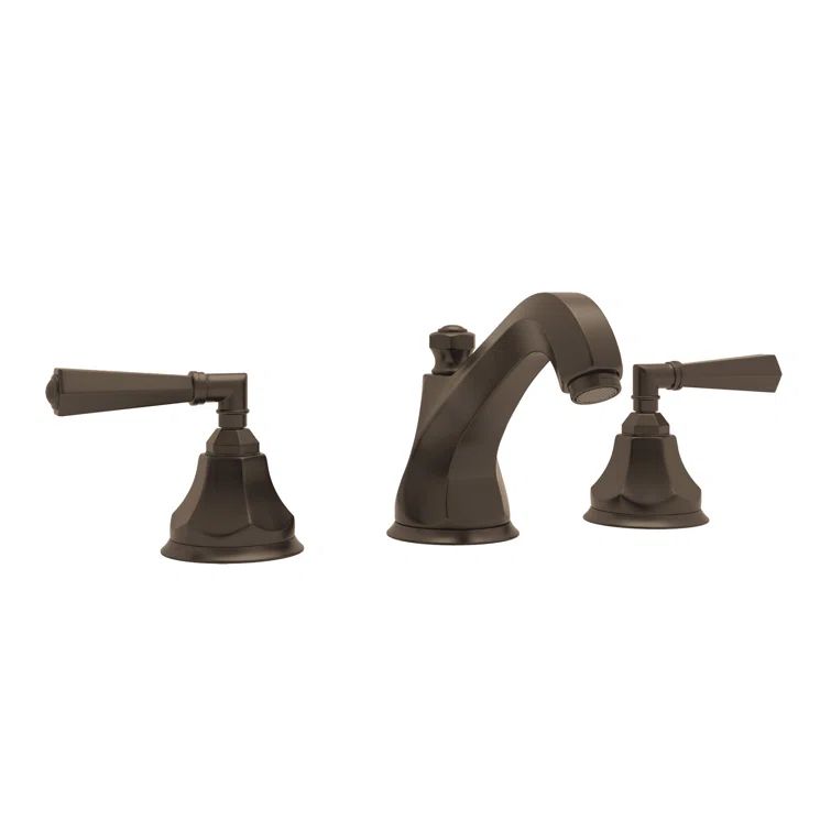 Elegant Polished Nickel Widespread Faucet with Crystal Handles