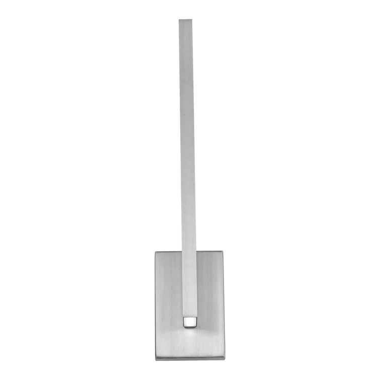 Sleek Mako LED Outdoor Wall Sconce in Brushed Aluminum