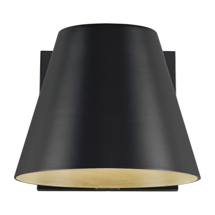 Black Aluminum Dimmable LED Outdoor Wall Sconce
