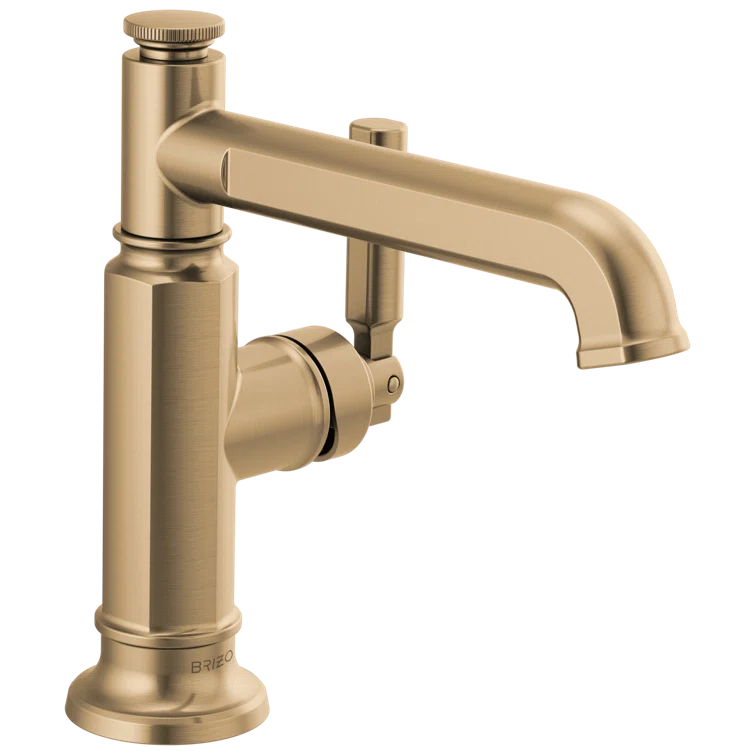 Sleek Modern Stainless Steel 7" Single-Handle Bathroom Faucet