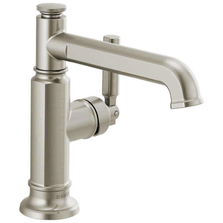 SleekStream Modern Nickel Single-Handle 7" Bathroom Faucet