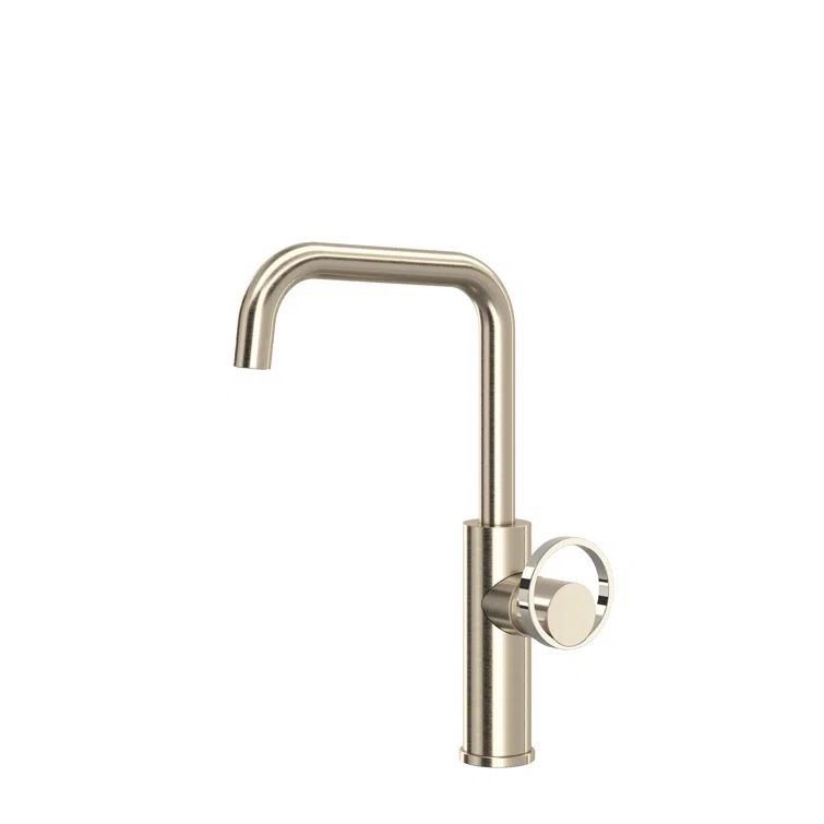 Polished Nickel Brass Pull-Out Spray Kitchen Faucet