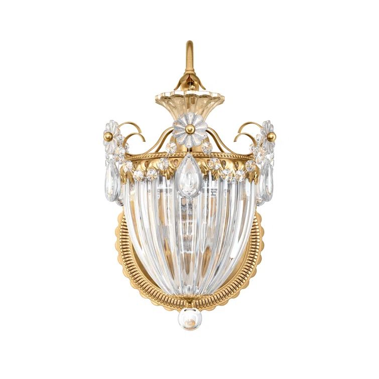 Heirloom Gold Crystal Heritage Wall Sconce