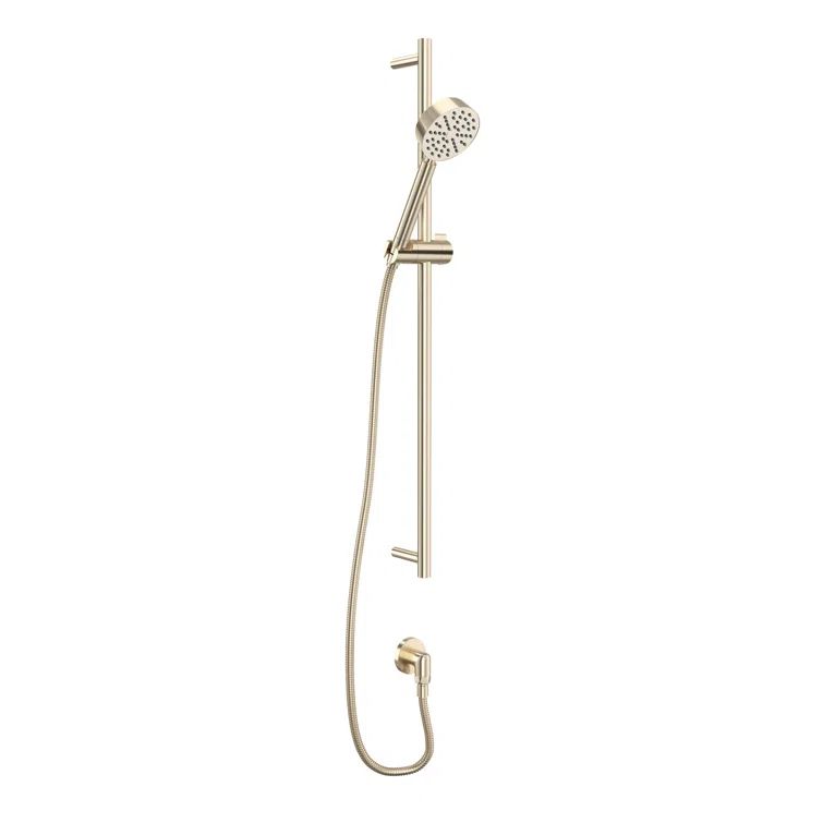Transitional Polished Nickel Adjustable Handshower with Slide Bar