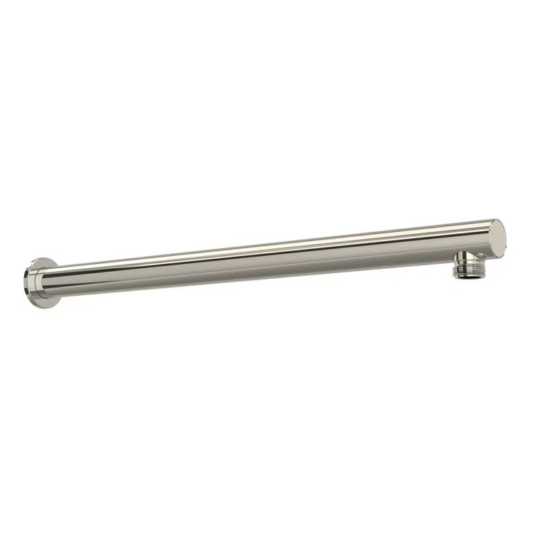 Transitional 15" Polished Nickel Wall Mount Shower Arm