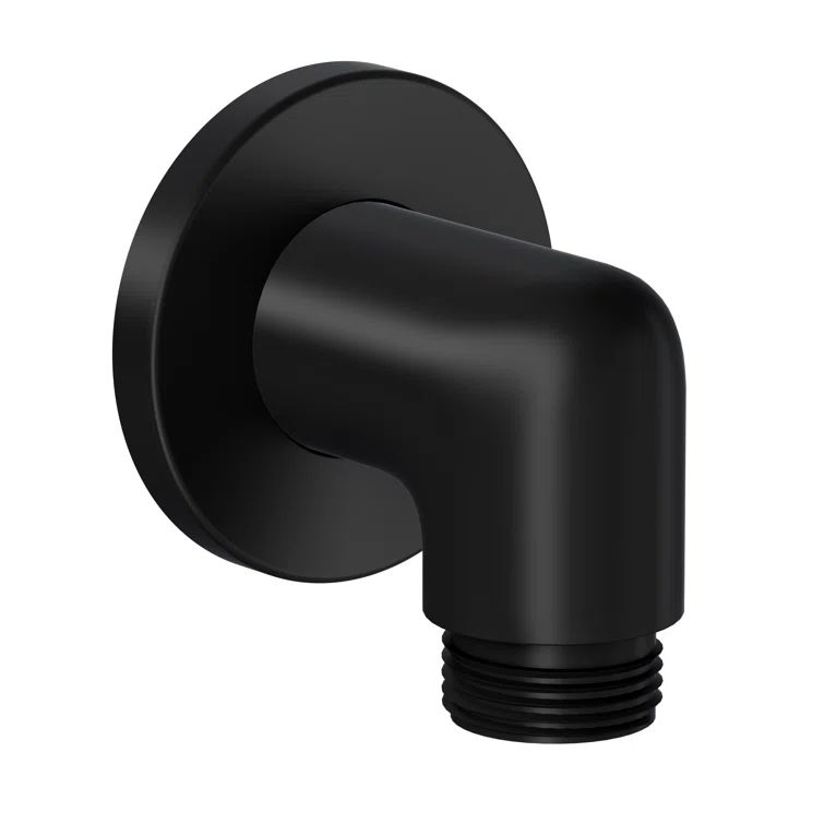 Matte Black Polished Nickel Wall Connector