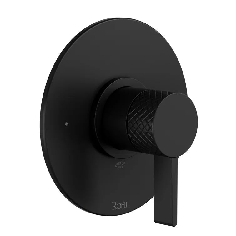 Tenerife Matte Black Wall-Mounted Lever Trim