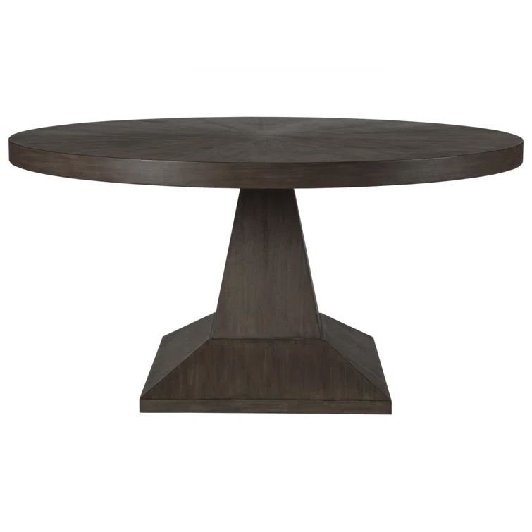 Contemporary Chronicle 60" Mahogany Round Dining Table in Antico
