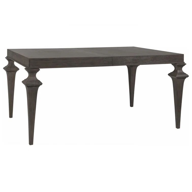 Mahogany Brown Extendable Rectangular Dining Table