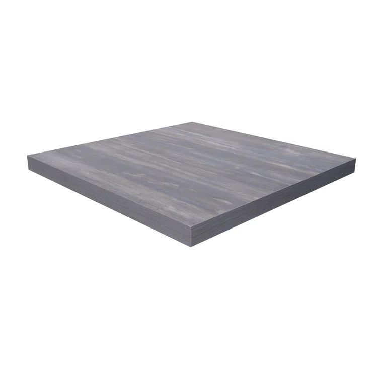 Chestnut Rectangular Melamine Table Top with Square Edge