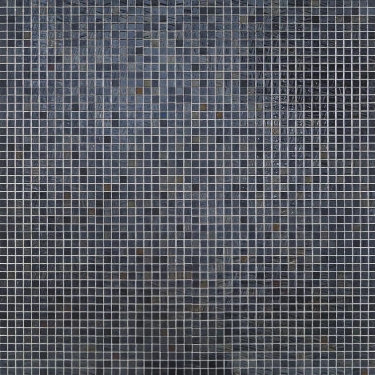 Whirlpool Blue Iridescent Glass Mosaic Tile 12" x 18"