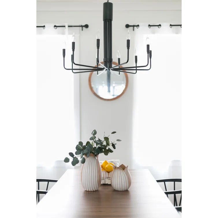 Mitzi Brigitte Old Bronze 10-Light Candelabra Chandelier