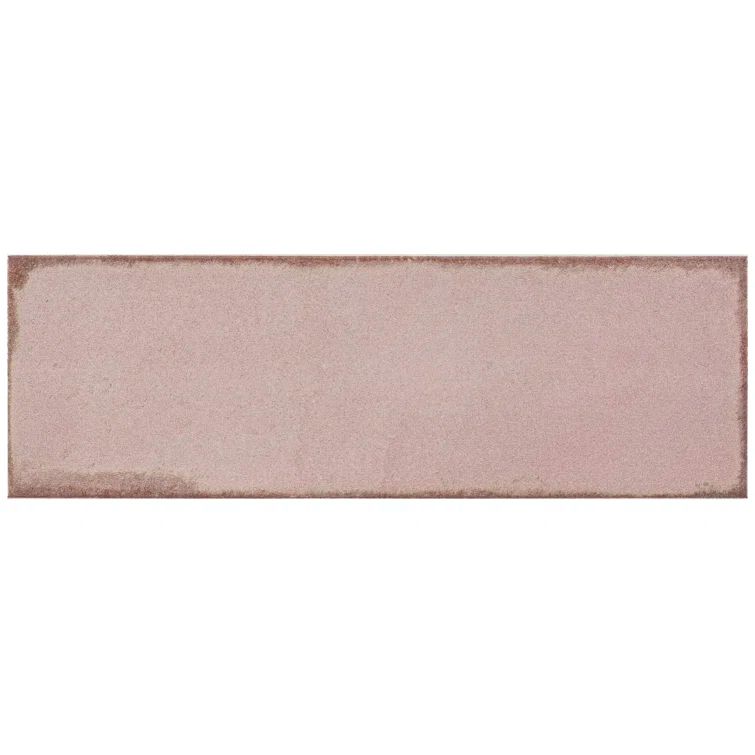 Coronado Polished Pink Ceramic 4x12 Subway Tile