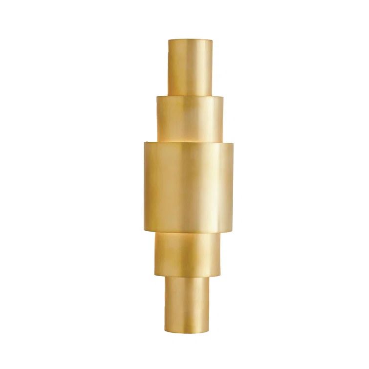 Concentric Circles Antique Brass & Bronze Wall Sconce