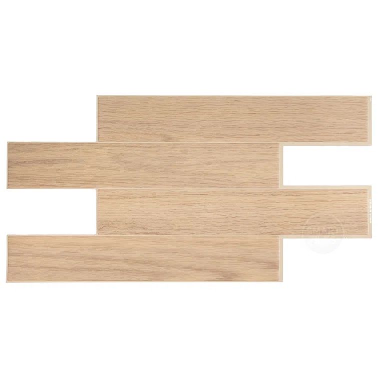 Norway Oak Light Wood Peel and Stick Backsplash Tiles