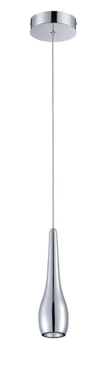Avila Chrome Crystal 1-Light Indoor/Outdoor Pendant