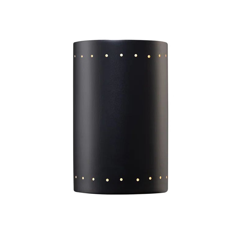 Costeira Black Iron Dimmable 1-Light Wall Sconce