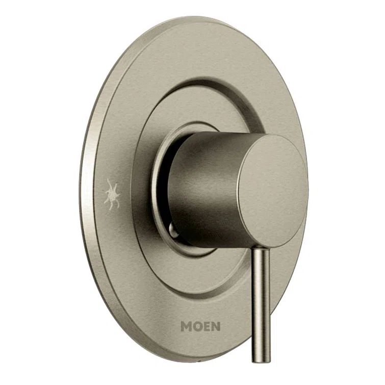 Align Modern Brushed Nickel Shower Lever Handle, 7" Height
