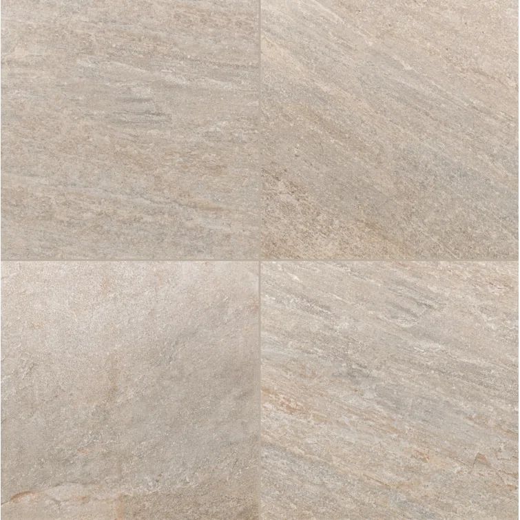 Quartz Beige 24" x 24" Matte Porcelain Outdoor Paver