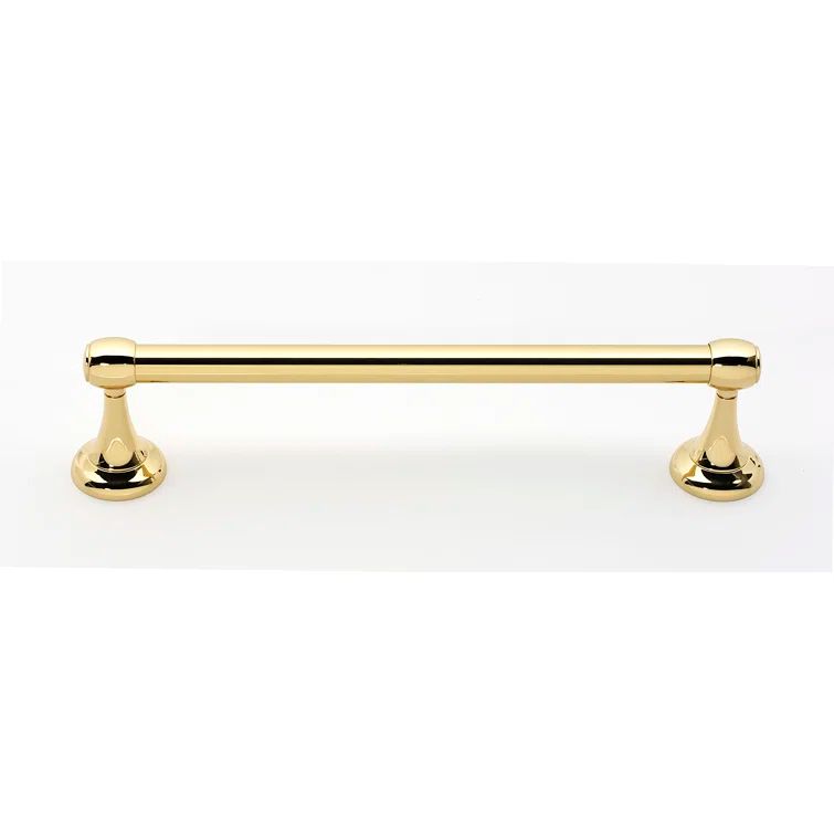 Polished Brass 14'' Wall Mounted Towel Bar