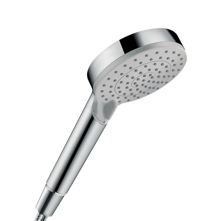 Chrome 4-Inch Handheld Rain Shower Head with Filter
