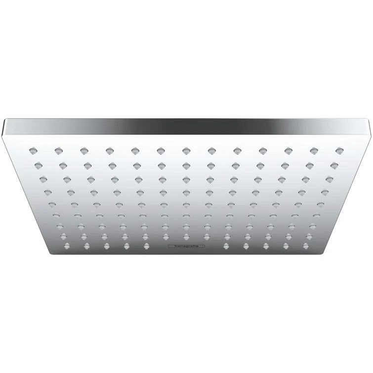 Modern Chrome Square Ceiling Mounted Rain Showerhead