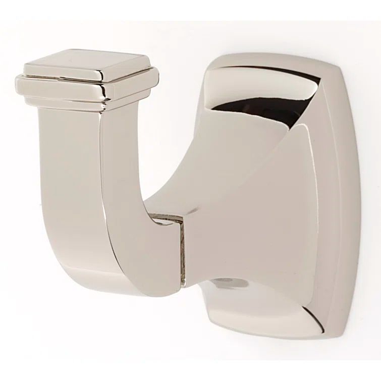 Polished Nickel Modern Wall Mounted Robe Hook