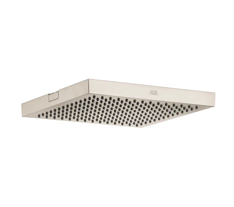 Brushed Nickel Square Ceiling Mounted Rain Showerhead