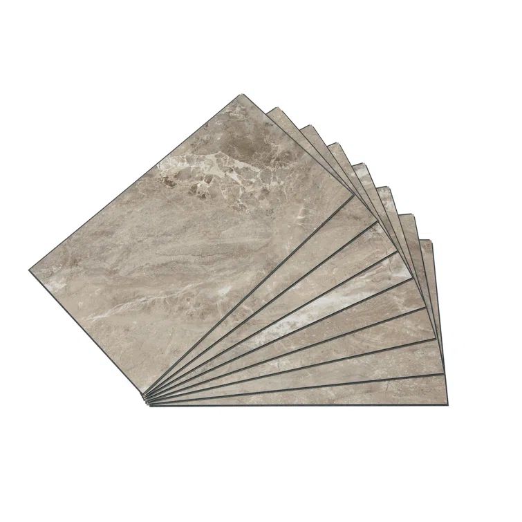 Venetian Marble Waterproof Vinyl Wall Tiles for Kitchen and Bathroom