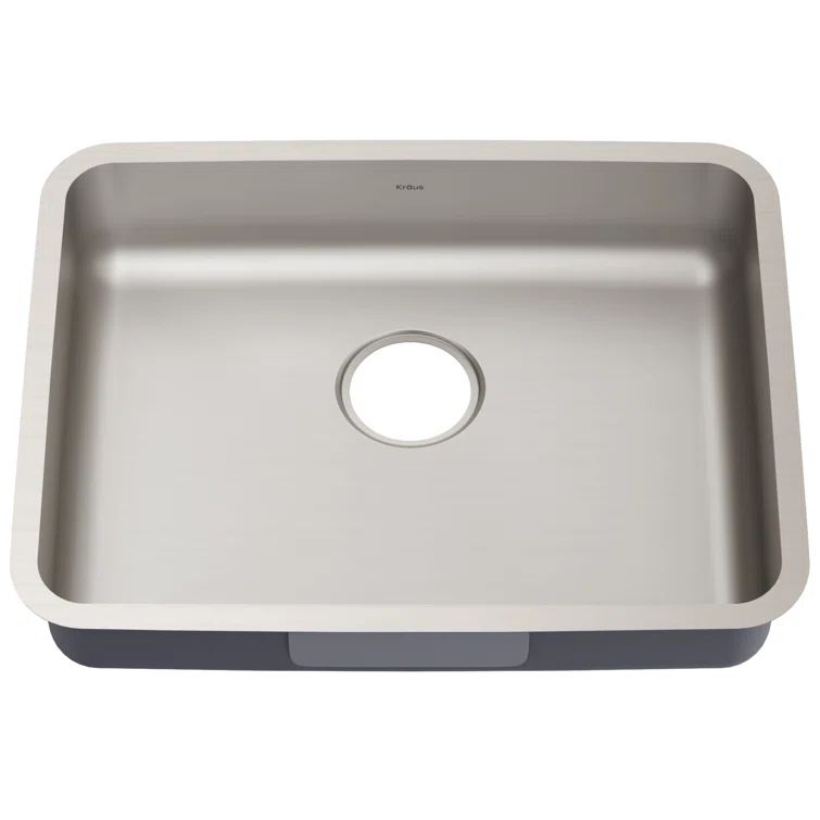 Dex 25-Inch Stainless Steel Single Bowl Undermount Kitchen Sink